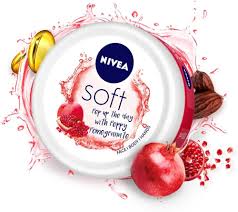 NIVEA SOFT PEPPY POMEGRANATE CREAM 50ML